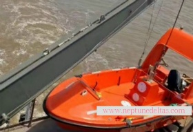 23KN FRP RESCUE BOAT DAVIT FOR TRAINNING