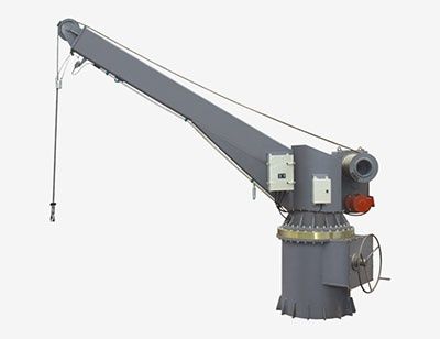 25KN Manual Slewing Liferaft Davit