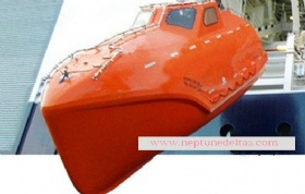 4.9M with 16 persons Fire-proof Free Fall Lifeboat With ABS Class Approval Certificate