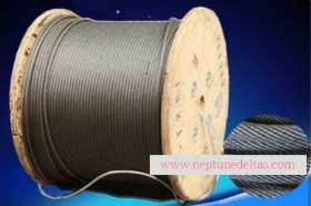 Anti-rotation Galvanized Wire Rope For Lifeboat Winch With CCS Approval